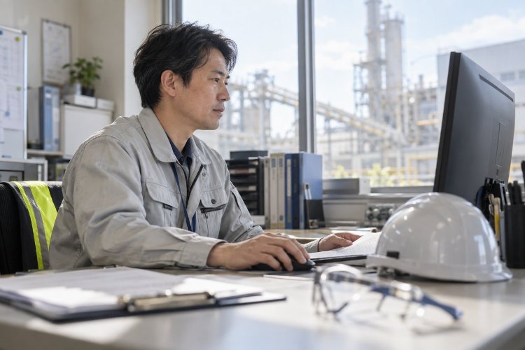 工場・製造拠点:協力会社・作業員の入構を、施設担当者がまとめて手配